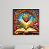Diamond Painting -DIY Full Round Drill Heart Book