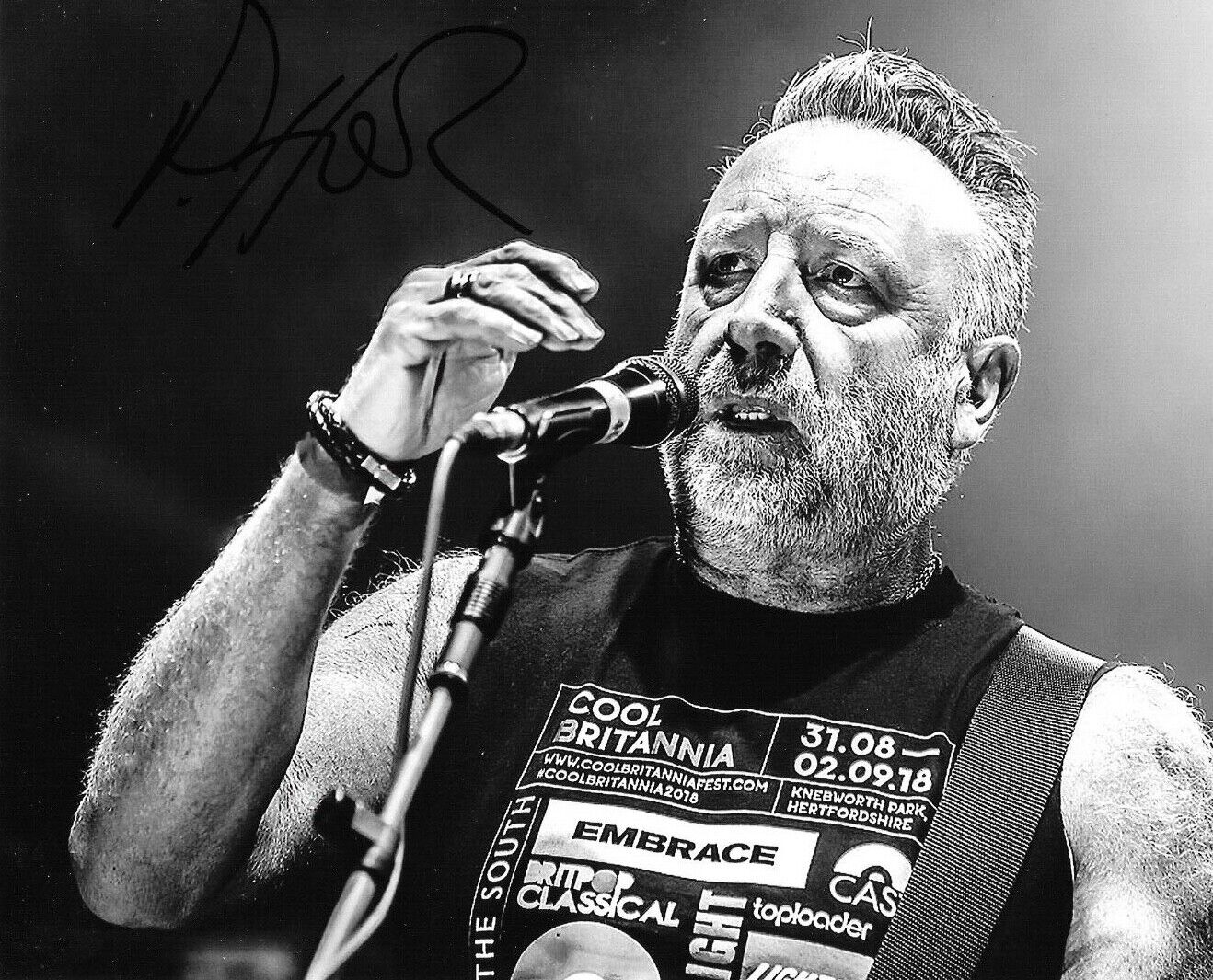 * PETER HOOK * signed autographed 8x10 Photo Poster painting * NEW ORDER* JOY DIVISION * 4