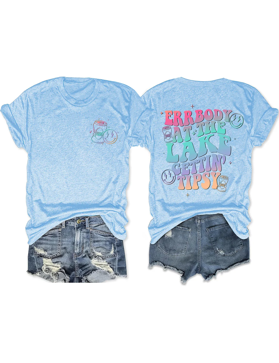 Errbody At The Lake Gettin Tipsy T-shirt
