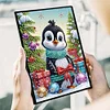 Weihnachtspinguin - 5d DIY Basteln Notizbuch