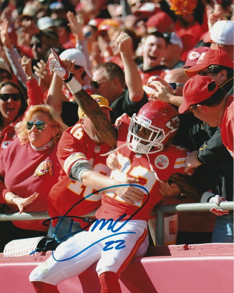 DEXTER McCLUSTER SIGNED KANSAS CITY CHIEFS 8x10 Photo Poster painting #2 NFL EXACT PROOF!