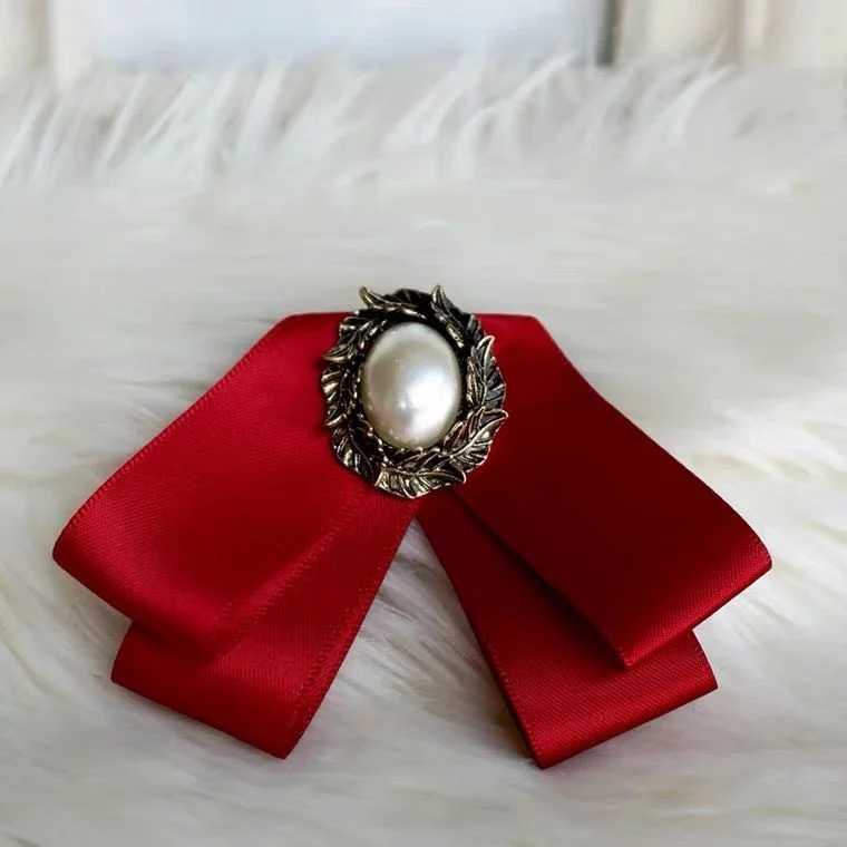 Hand-made Bow Tie Ladies Unisex Banking Stewardess Student Performs Career Korean White Shirt Black Bowtie Classic Trendy Gifts