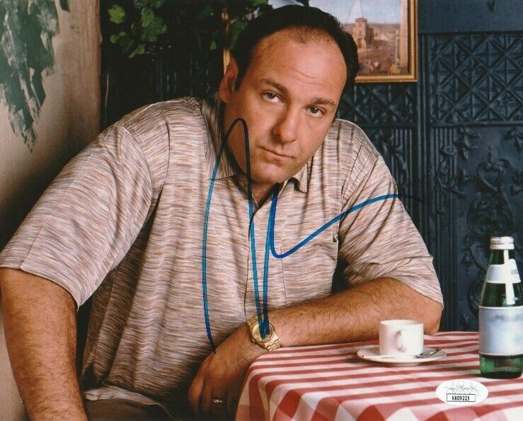 *WOW* JAMES GANDOLFINI SIGNED TONY SOPRANO 8x10 Photo Poster painting! JSA COA EXACT PROOF!