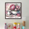 Protea-11CT Stamped Cross Stitch 40*40cm/15.75*15.75in tapestrymarket