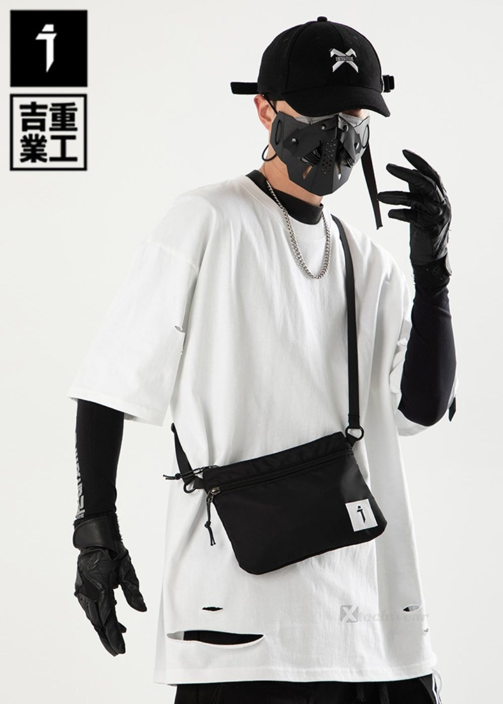 Ripped Tees with Bag JIYE HEAVY INDUSTRY techwear-x