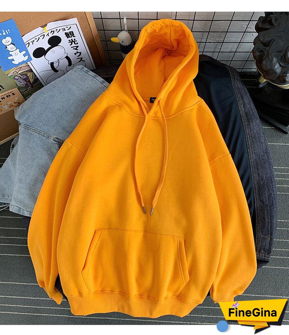 Womens Oversized Hoodies Thin and Thick Hoodie Harajuku Casual Couple Sweatshirts Autumn