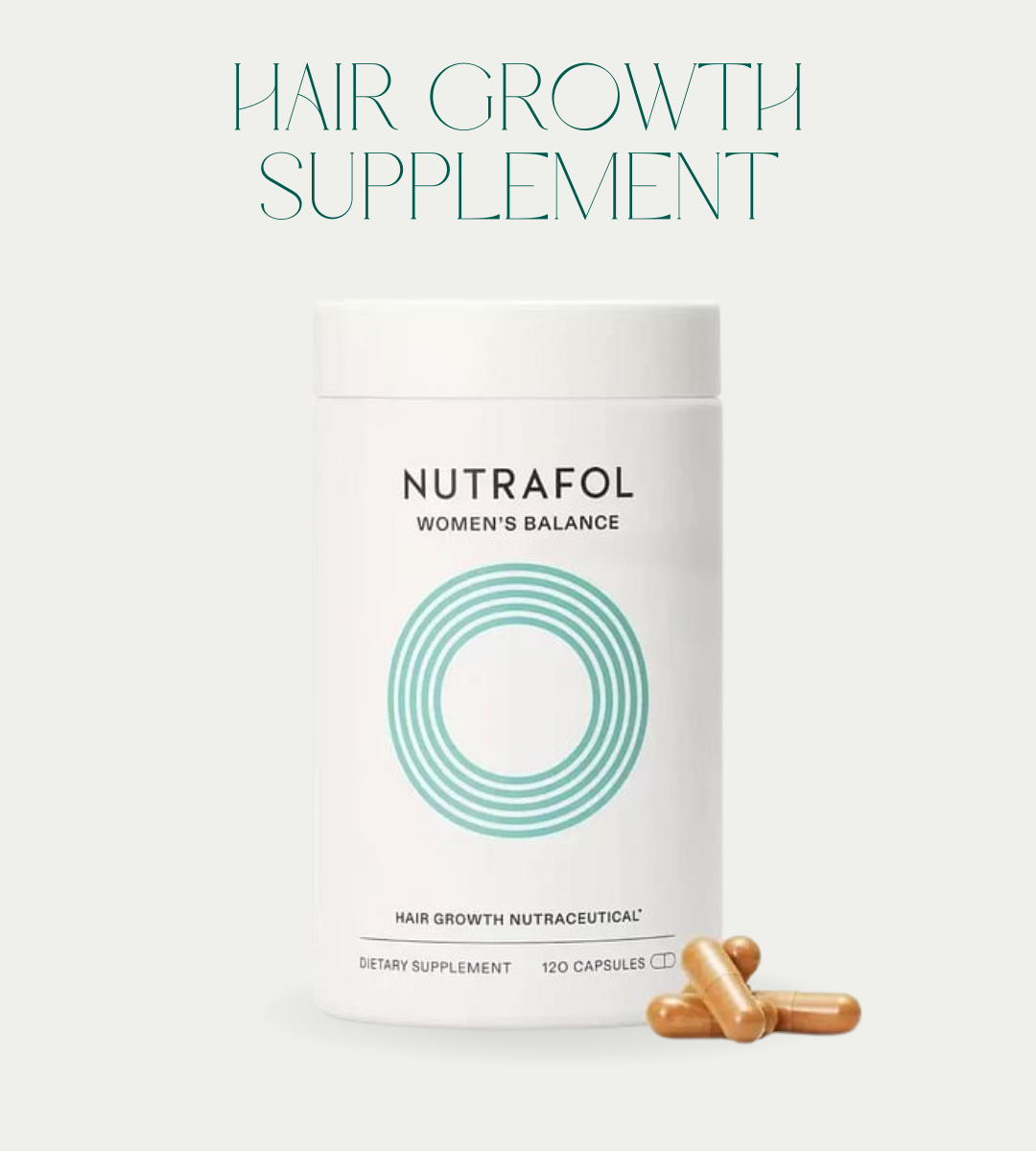 Hair Growth Supplement for Women 45+ – Thicker, Fuller Hair Support During & After Menopause – 1 Month Supply