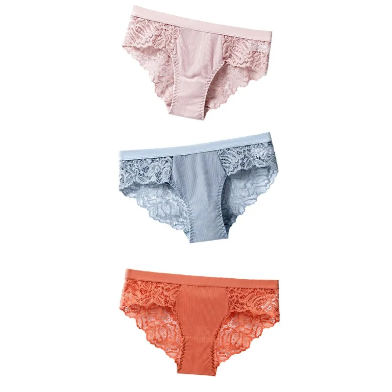 Billionm Confort Panties Sexy Panty Seampless Briefs Lace Women Underwear Lingerie for Female Girl Floral Pantys Underpants