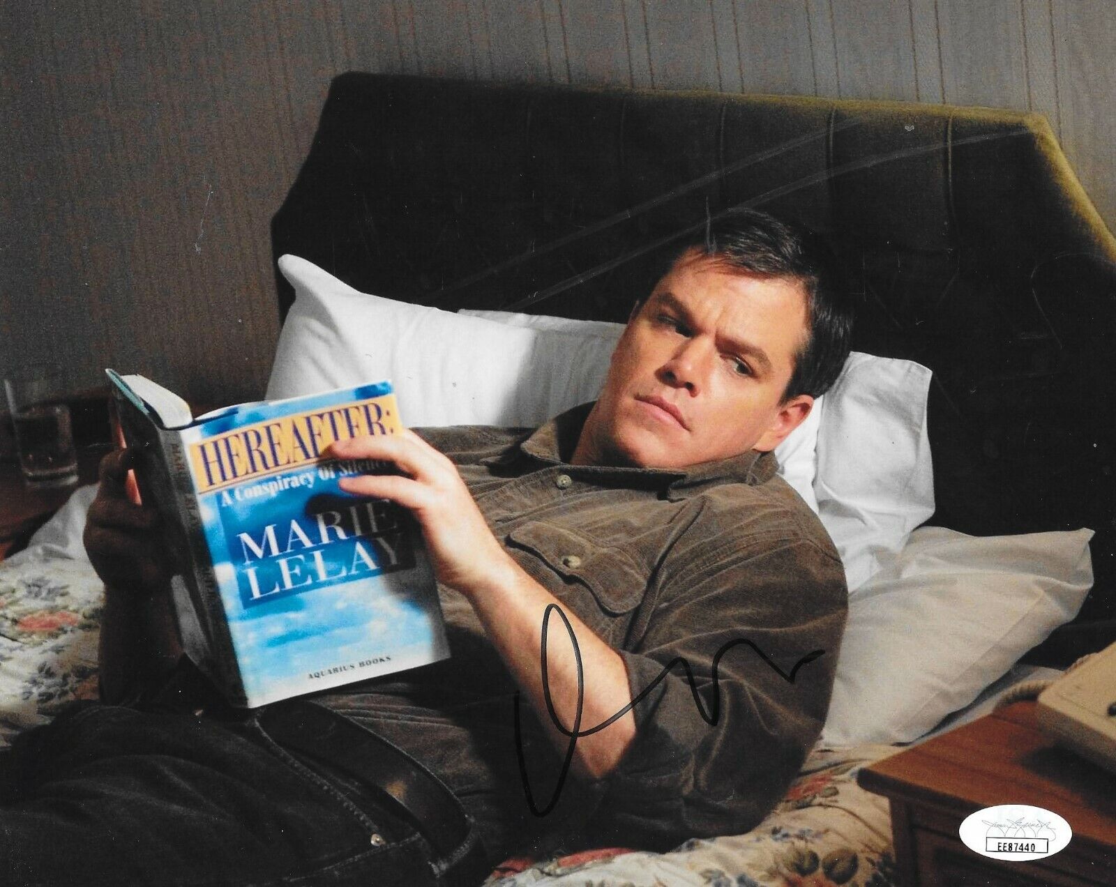 Matt Damon signed Hereafter 8x10 Photo Poster painting autographed 2 JSA Certified