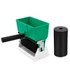 3/6 inch Paint Buckets Glue Applicator Roller Handheld Gluer with 2 Wheels