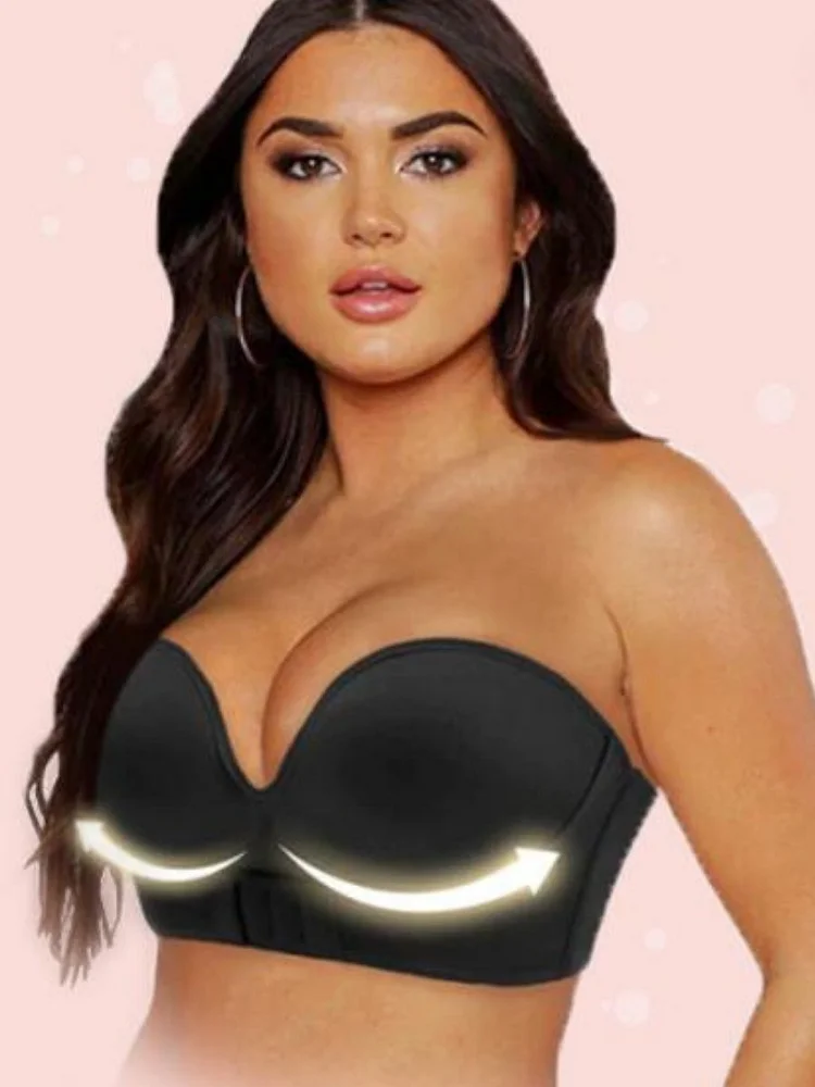 Invisible Strapless Super Push Up Bra