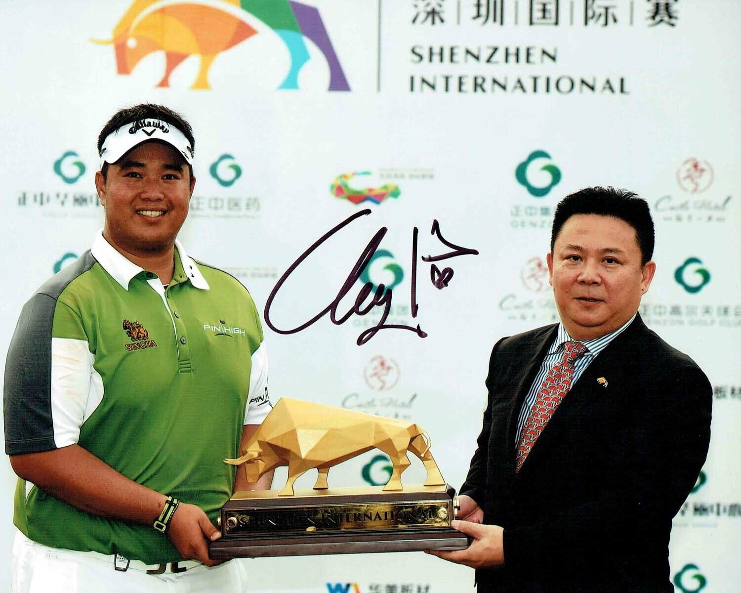 Kiradech APHIBARNRAT 10x8 Signed Autograph Photo Poster painting A European Tour Golf AFTAL COA