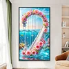 Diamond Painting - Full Round Drill - Harp(Canvas|40*70cm)
