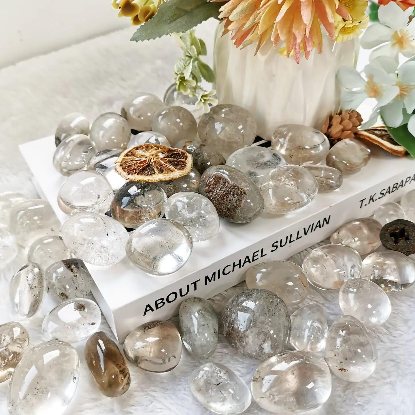 Phantom/Graden Quartz Tumbled Stones 5pcs Set