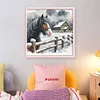 Winter Horse-11CT Stamped Cross Stitch 40*40cm/15.75*15.75in tapestrymarket