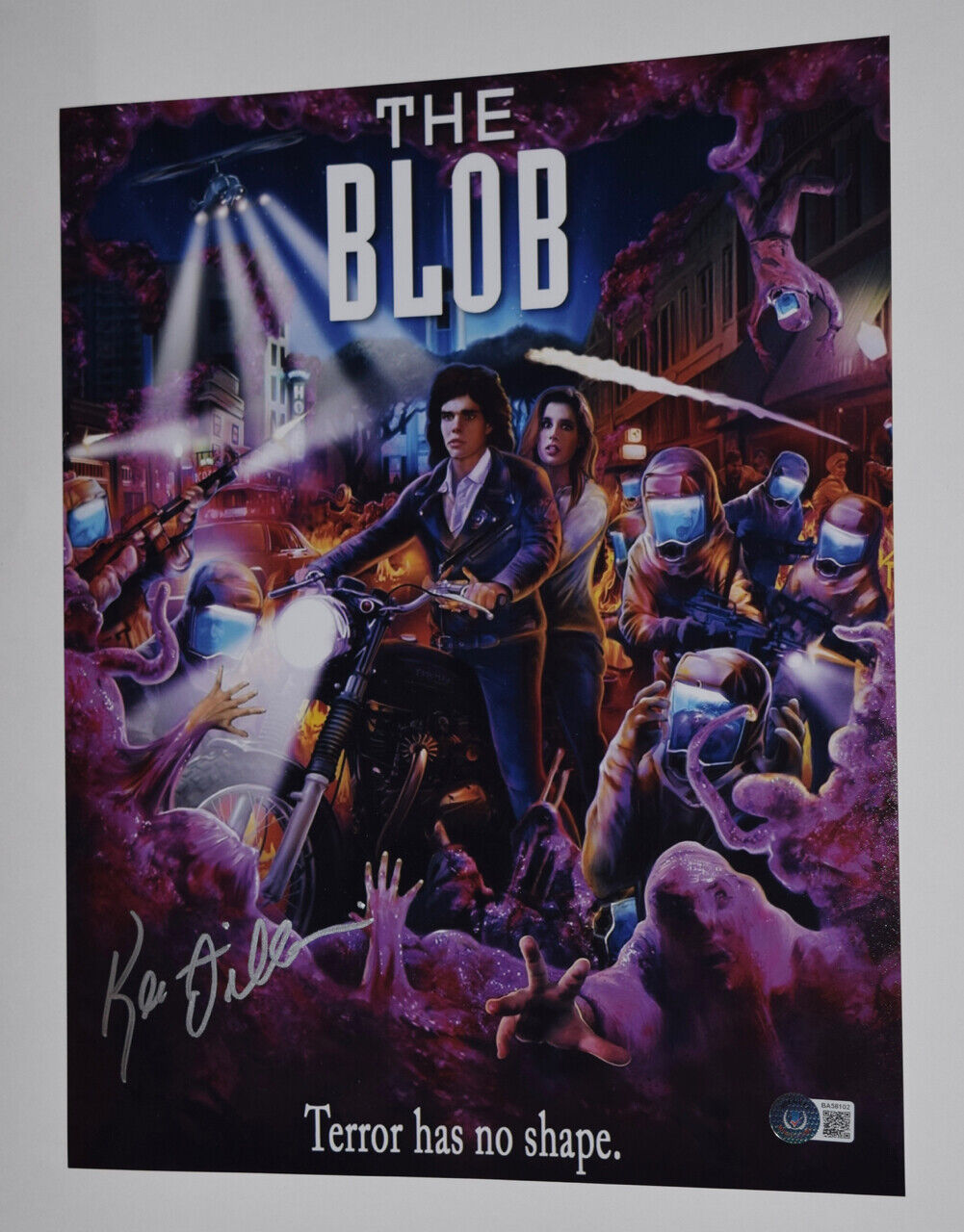 Kevin Dillon Signed Autographed 11x14 Photo Poster painting The Blob Horror Film Beckett COA