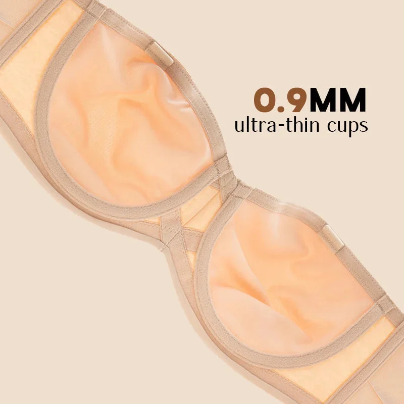 ®Full Support Non-Slip Convertible Bandeau Bra