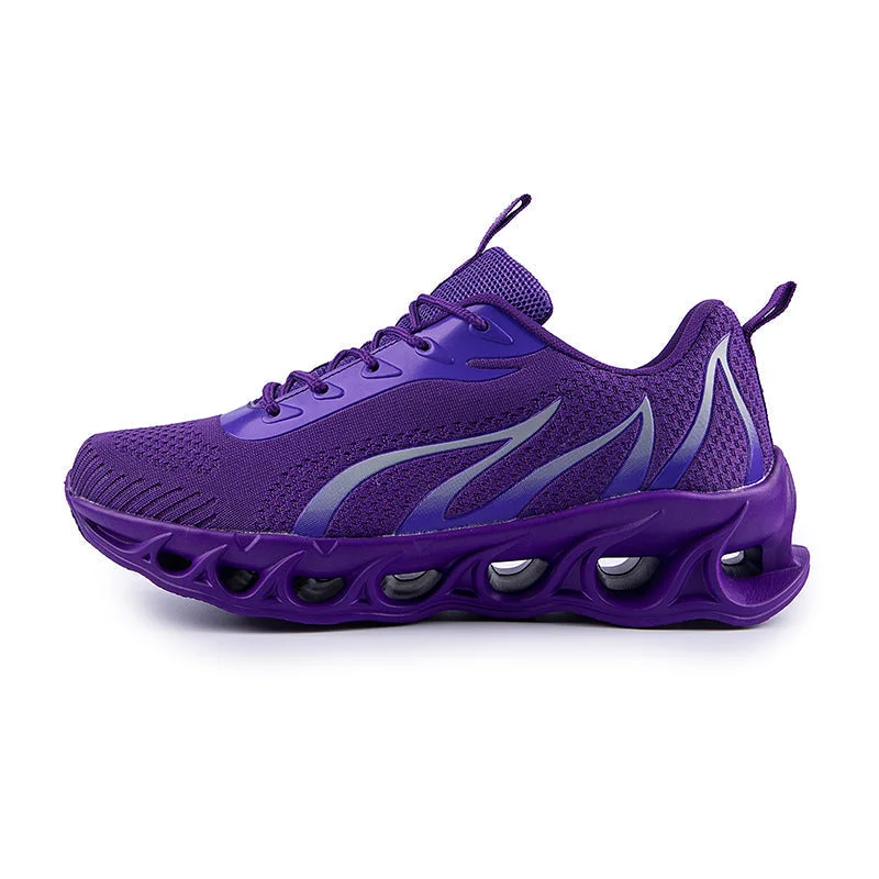 Softsfeel Women's Relieve Foot Pain Perfect Walking Shoes - Purple