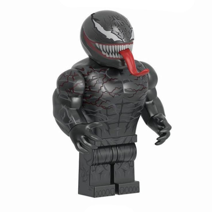 Riot (Venom) Custom Marvel Superhero Minifigure Minifigure Bricks monstertoys