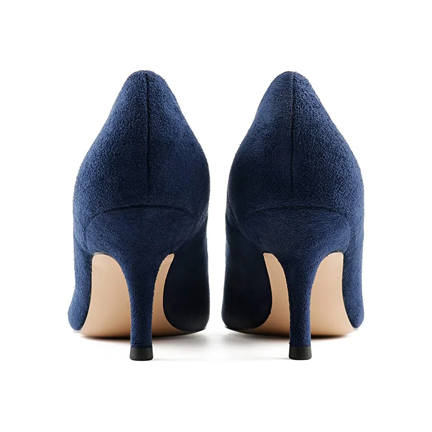 2.36" Kitten Heels Pumps Comfortable Women Daily Shoes-MERUMOTE