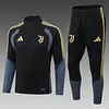 Joyfball 2026/2027 Juventus Half-Pull Training Suit Black Football Shirt 1:1 Thai Quality