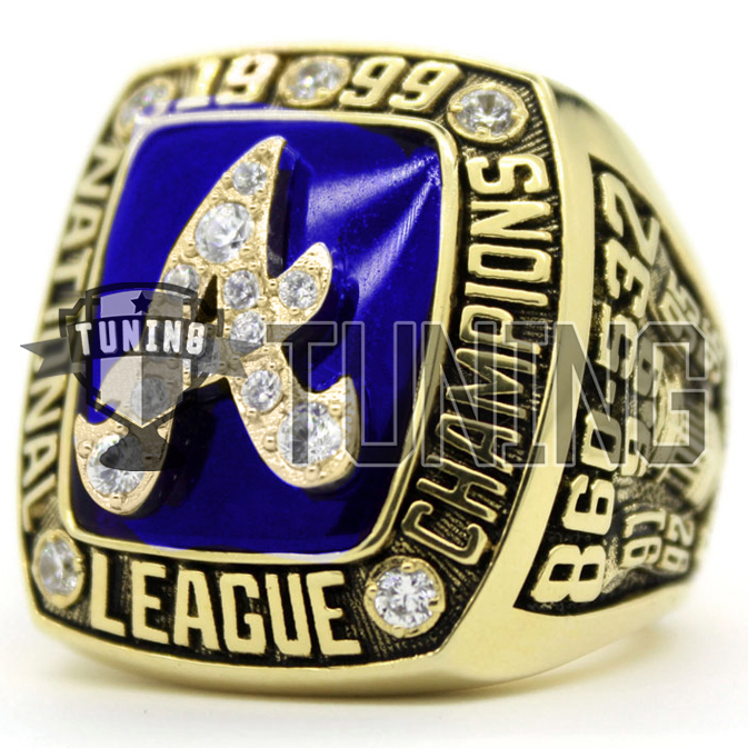 1991 Atlanta Braves National League Championship Ring. Baseball