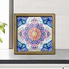 Diamond Painting Special Shaped Drill Mandala With Frame(8.46x8.46inch)