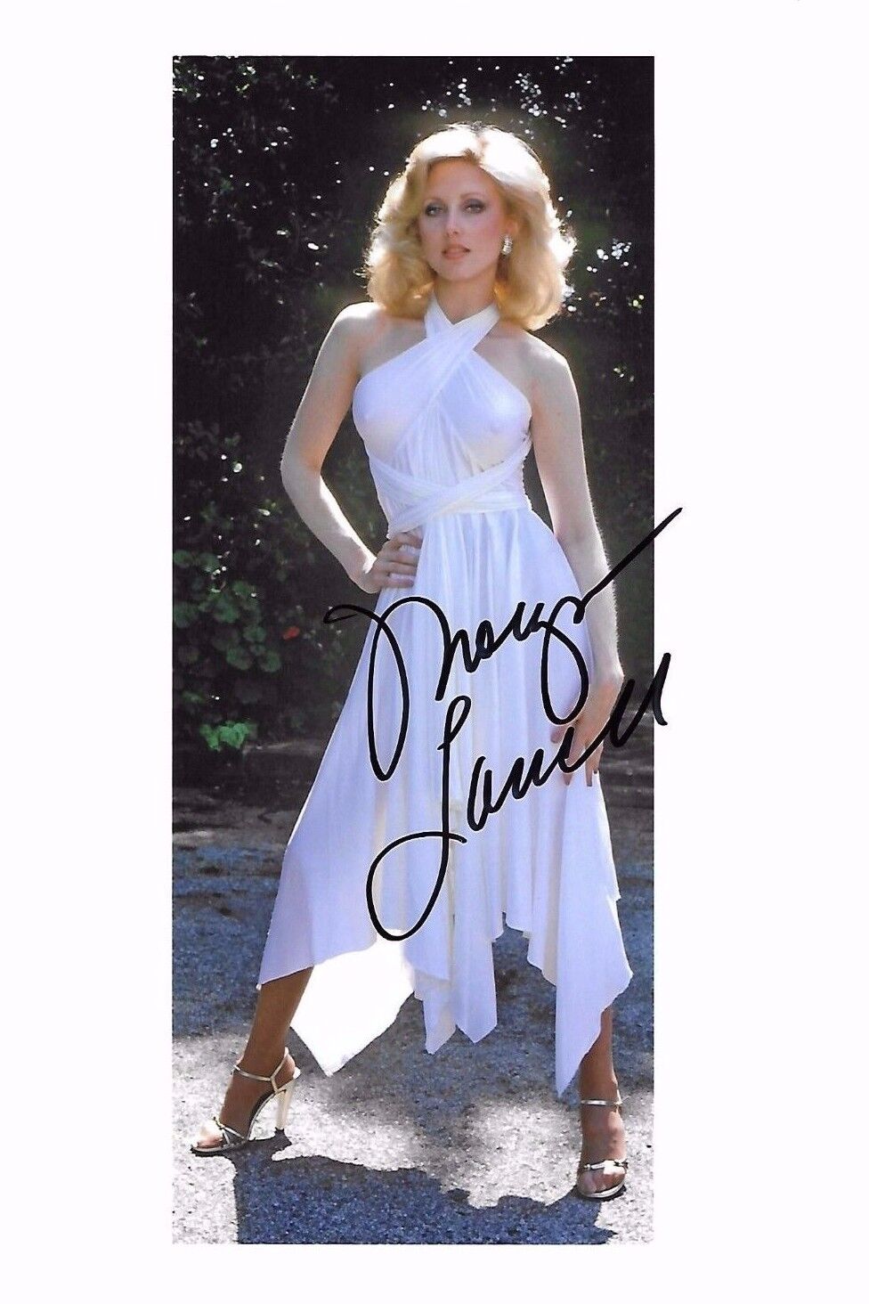 Morgan Fairchild Signed 8x10 Photo Poster painting - FRIENDS Actress & Dallas Babe -SEXY! H252