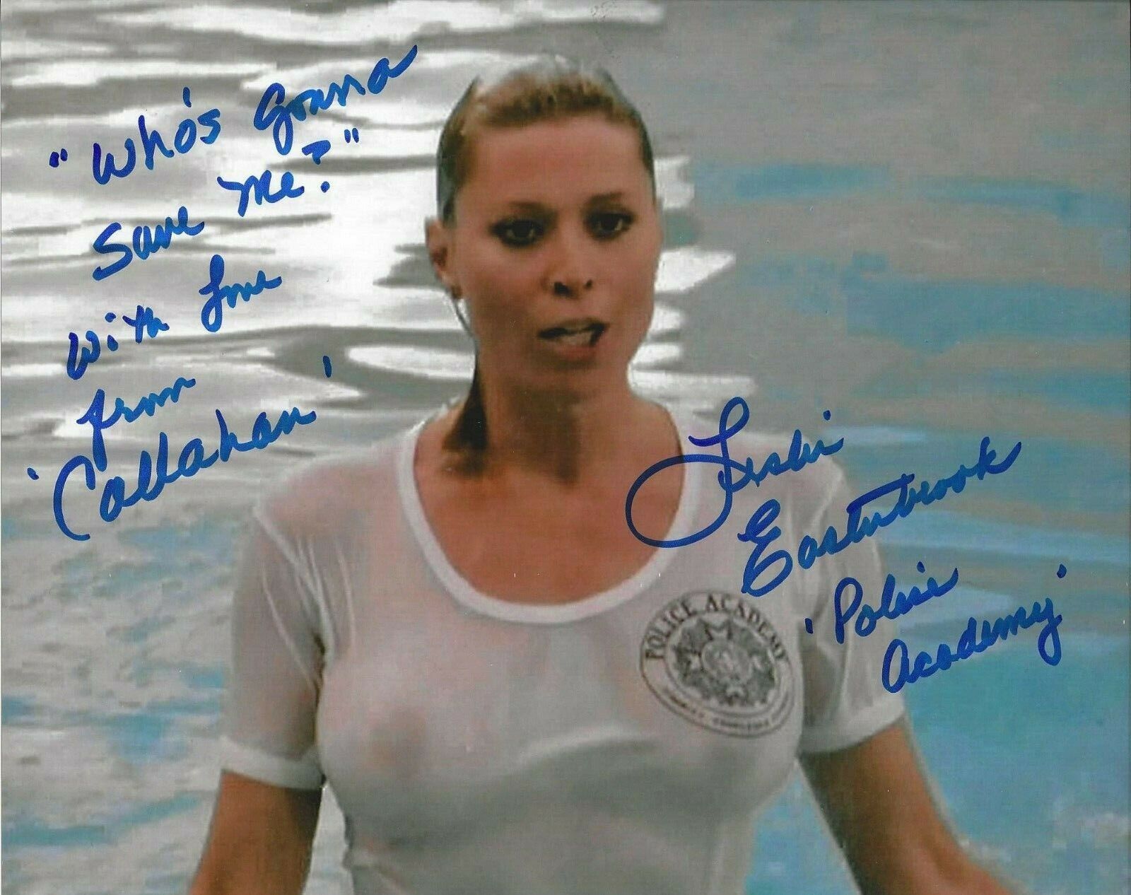 Leslie Easterbrook Autographed 8x10 Police Academy #1