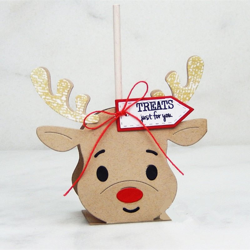 Merry Christmas 14.8*7.5cm Christmas deer box Metal Cutting Dies Embossing Paper Making Card Decorative Crafts New Dies 2020