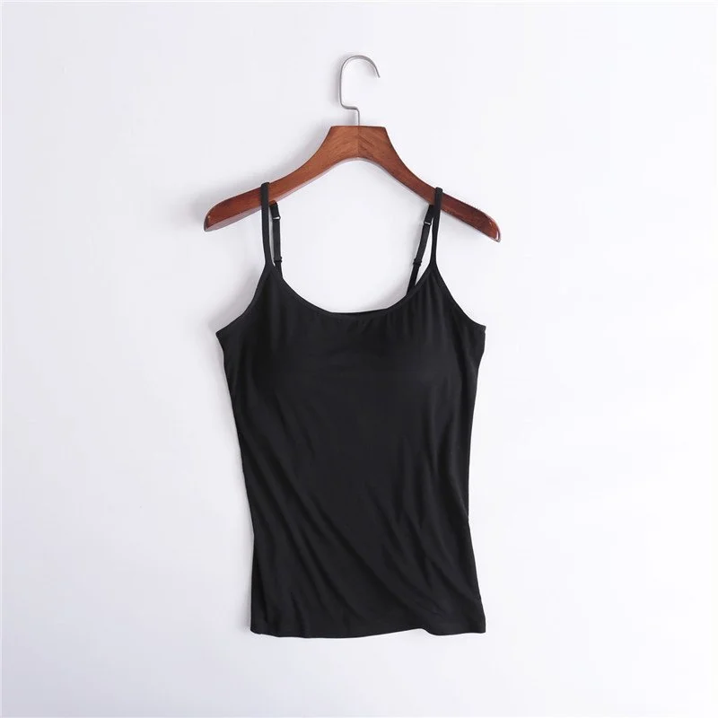 Tank With Built-In Bra - 11 colors for you to choose from