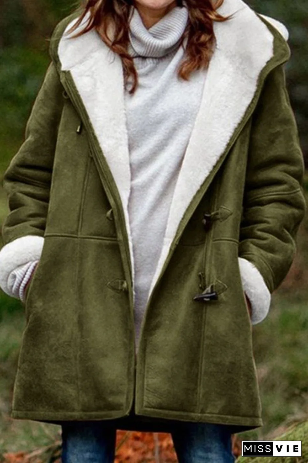 Casual Street Solid Solid Color Turndown Collar Outerwear