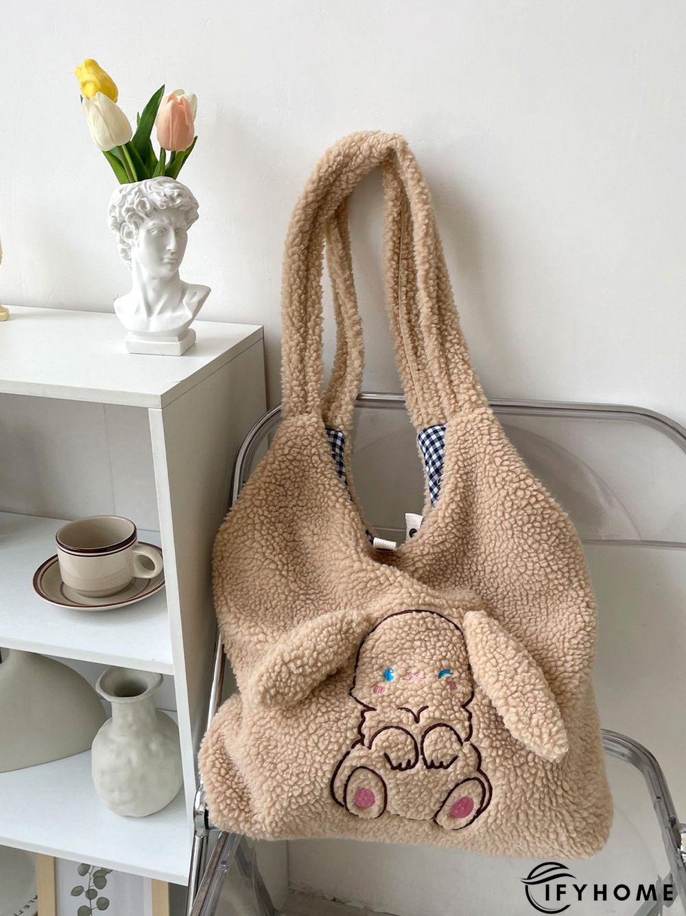 Plush New Year Cute Rabbit Shoulder Bag | IFYHOME