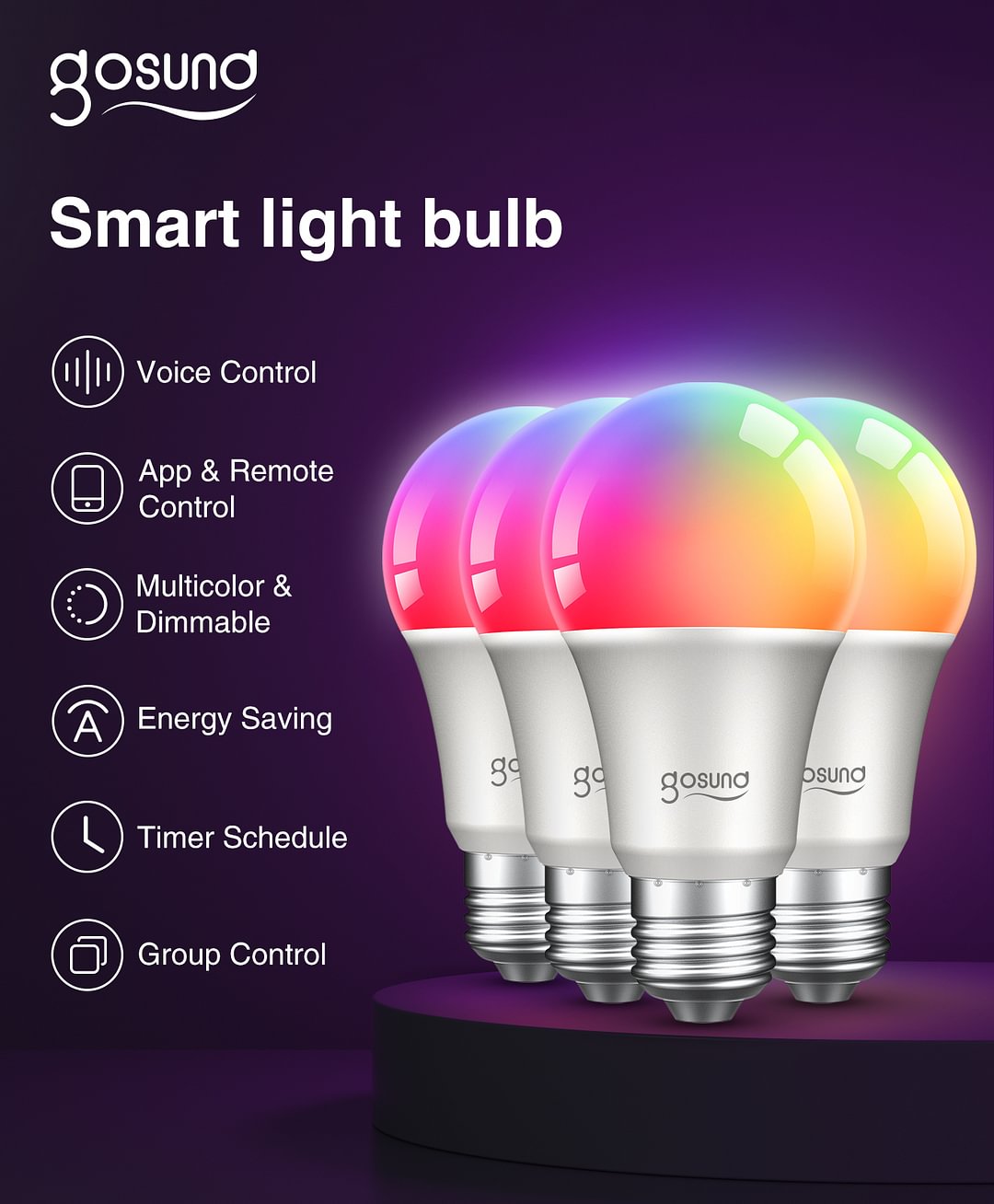 Smart Bulb WB4  4-Pack