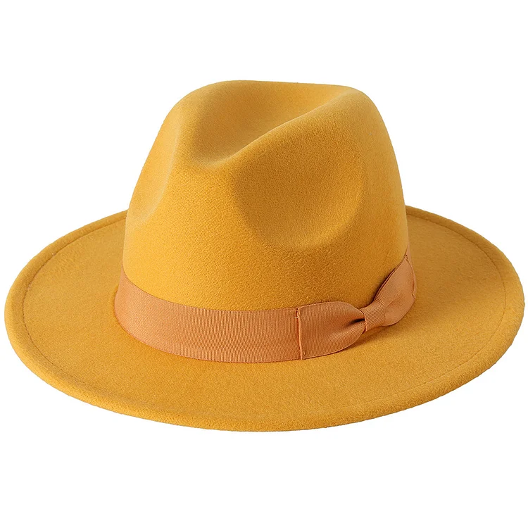 Cassidy Fedora - Yellow