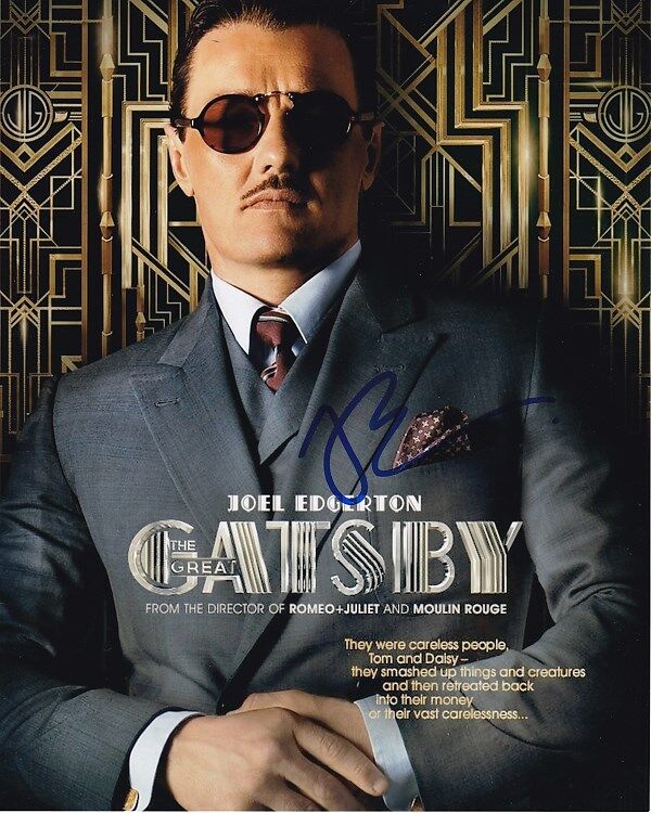 JOEL EDGERTON signed autographed THE GREAT GATSBY TOM BUCHANAN Photo Poster painting