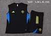 2025/2026 Manchester United Pre-Match Training Black Vest+Shorts Football1:1 Thai Quality