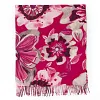 Colorful Flower Painting Soft Tassels Shawl Scarf
