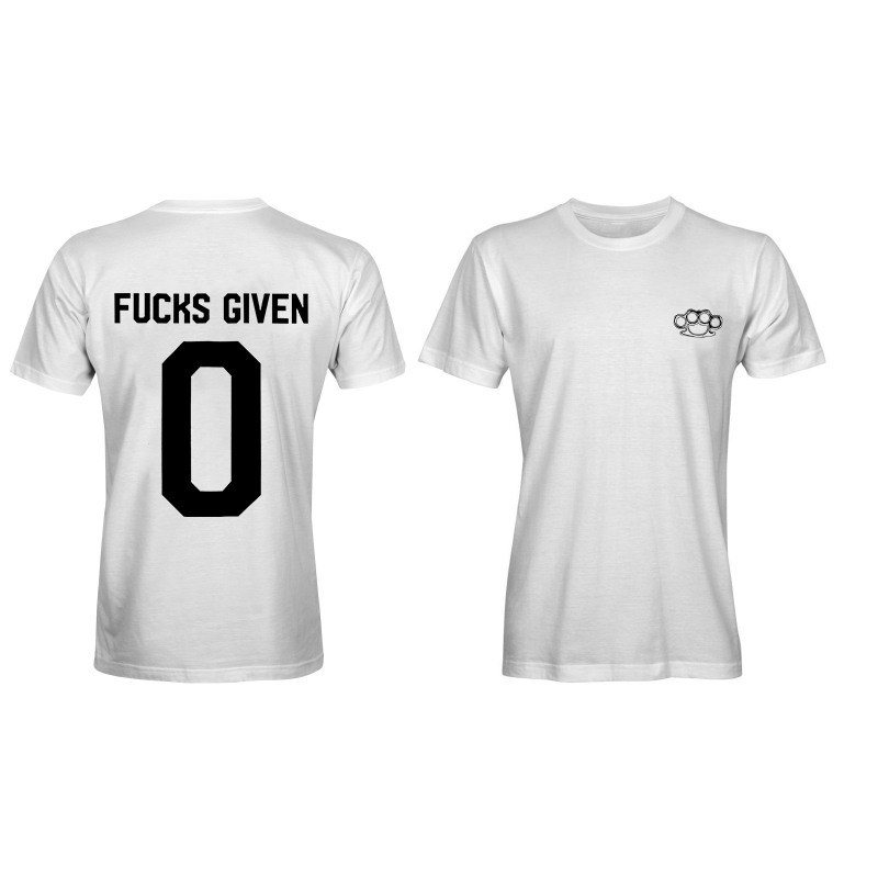 Livereid Fucks Given 0 Men's T-shirt - Livereid