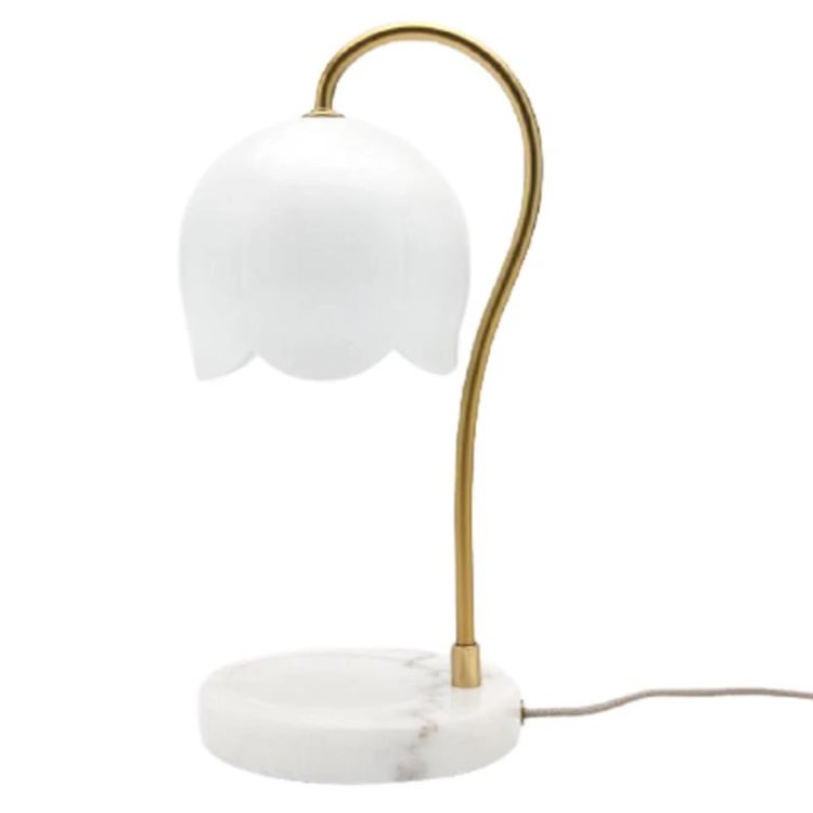 Lily of the Valley Marble Aromatherapy Melting Wax Candle Lamp Light Luxury CSTWIRE