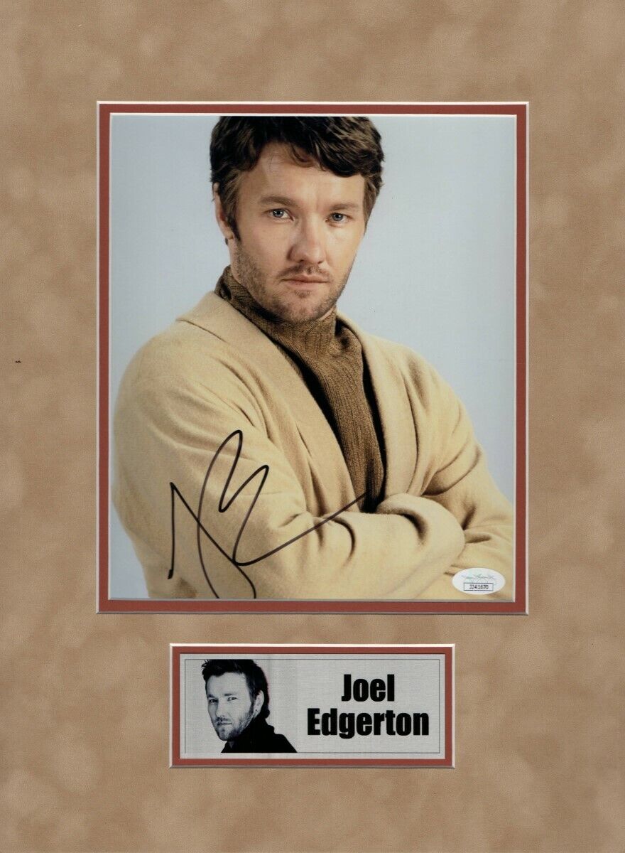 Joel Edgerton Signed Autograph 8X10 Matted Photo Poster painting Star Wars Owen Lars JSA JJ41670