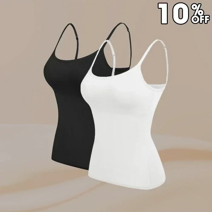 🔥Hot sale🔥 Women Tank Top with Built in Bra Camisole