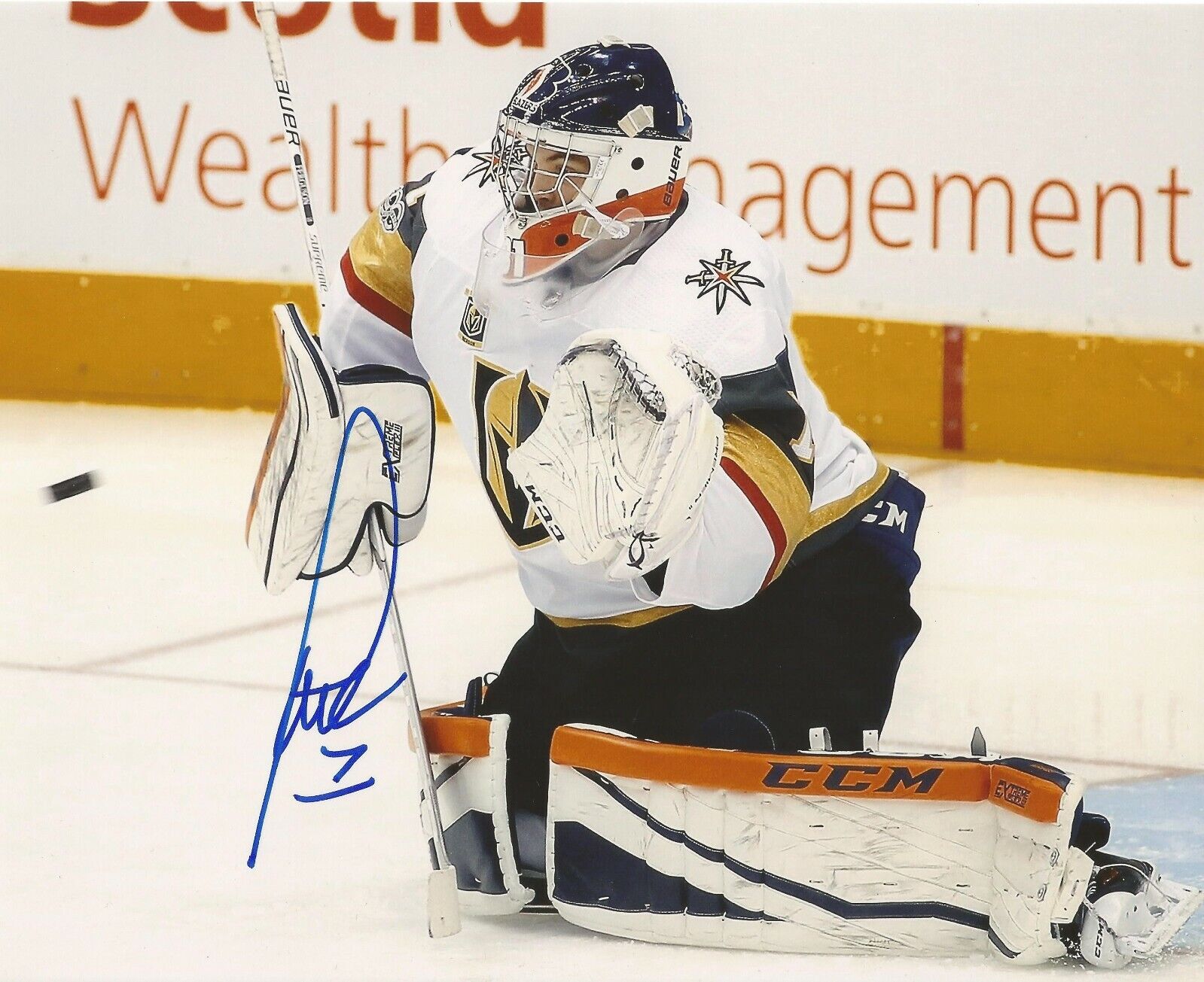 DYLAN FERGUSON SIGNED LAS VEGAS GOLDEN KNIGHTS 8x10 Photo Poster painting #2 with COA