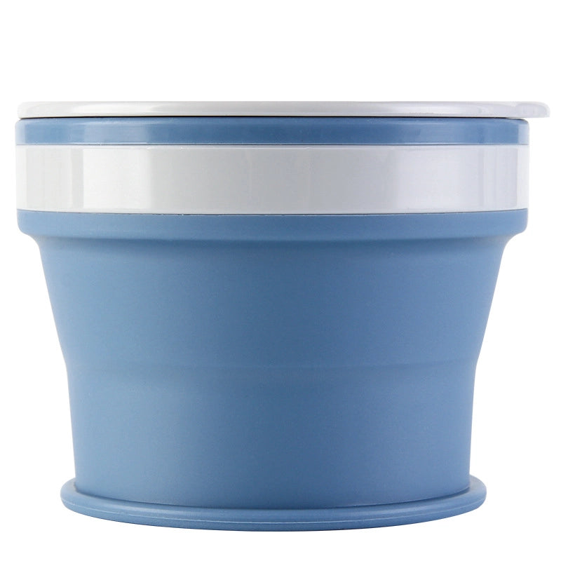 Silicone Folding Water Cup Custom Telescopic Coffee Cup Travel Camping Portable Gargle Cup Handy Cup Factory