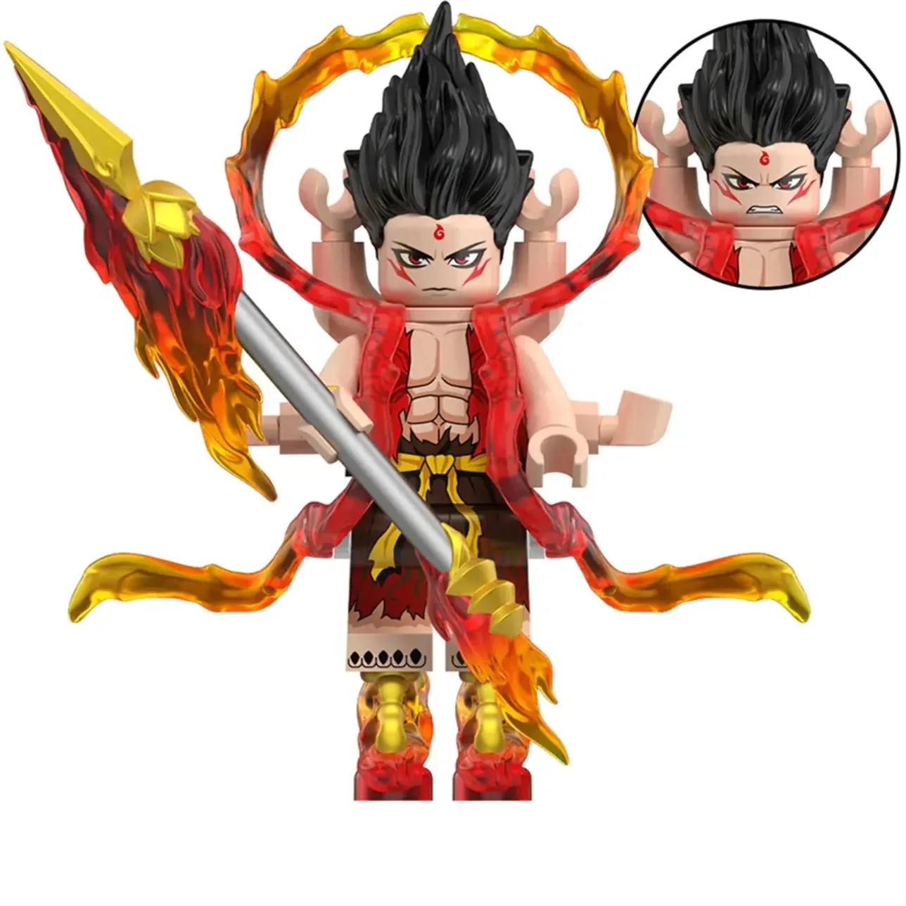 Ne Zha Custom Minifigure Minifigure Bricks monstertoys