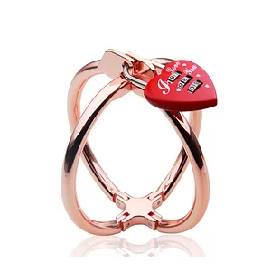 Heart-shaped Password Stainless Steel Cross Sex Handcuff