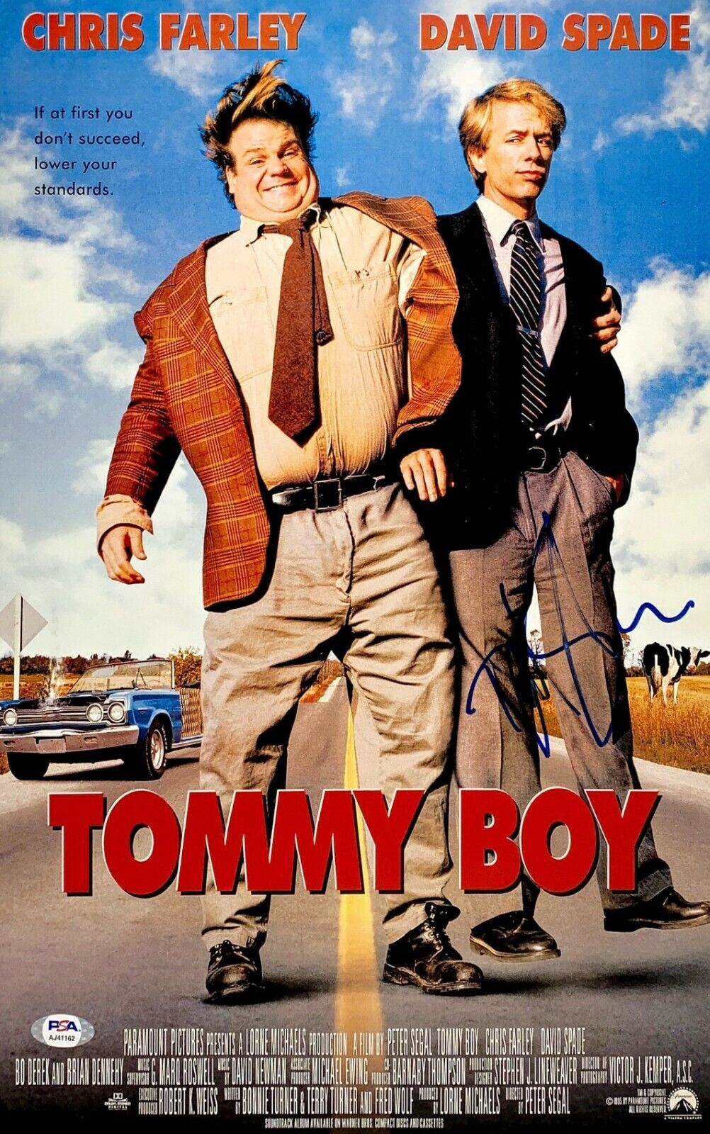 David Spade Signed 12x18 Photo Poster painting Tommy Boy