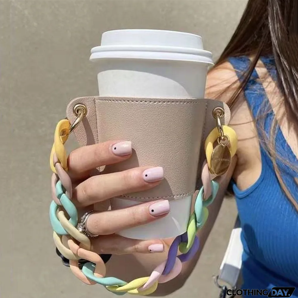 White Casual Solid Patchwork Chains Accessories