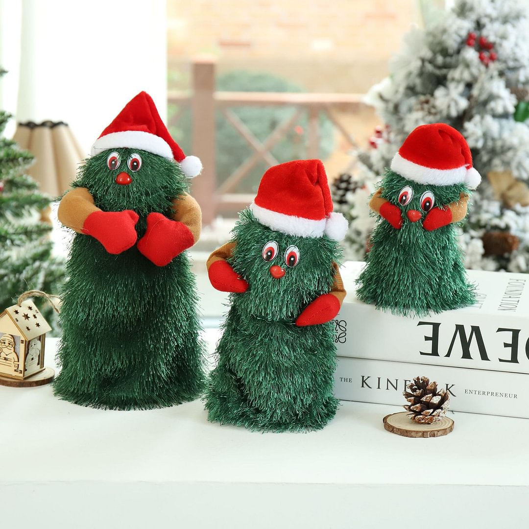 (🎄Christmas Sale🎄- 48% OFF)Electric Christmas Tree Rotating Dancing Music Toy