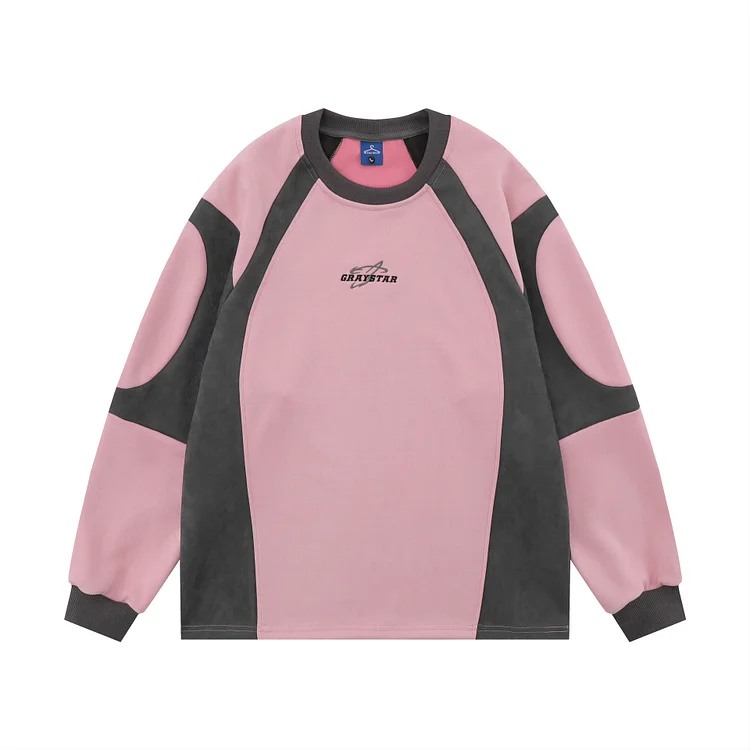 Sweet Style Embroidered Long Sleeve Sweatshirt - yankia